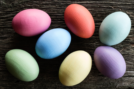 Easter eggsの写真素材