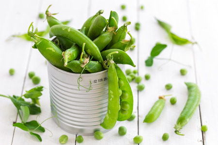 Green peasの写真素材