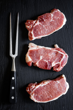 Raw steaksの写真素材