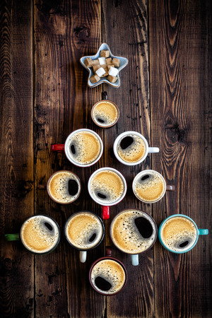 christmas tree backgroundの写真素材