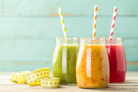 detox smoothie drinksの写真素材