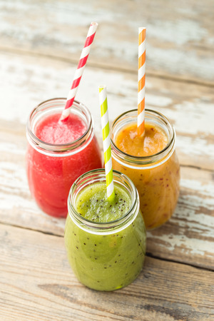 detox smoothie drinksの写真素材