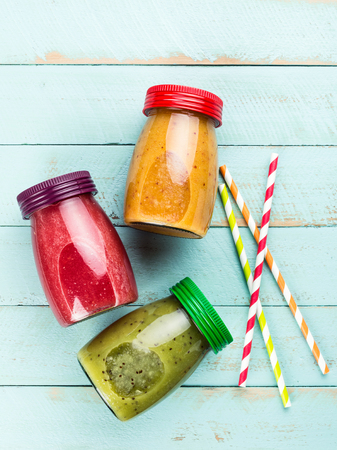 detox smoothie drinksの写真素材