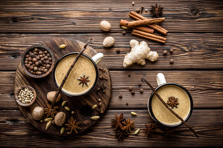 masala chai teaの写真素材