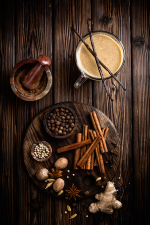 masala chai teaの写真素材