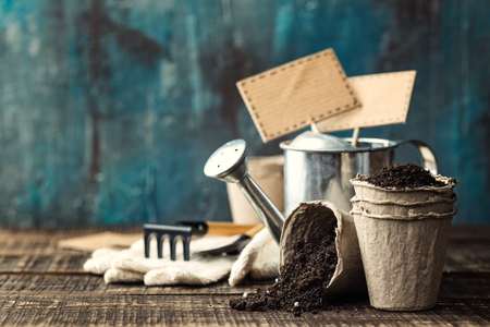 gardening toolsの写真素材