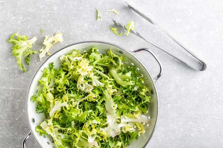 fresh crunchy juicy lettuce Frizeの写真素材