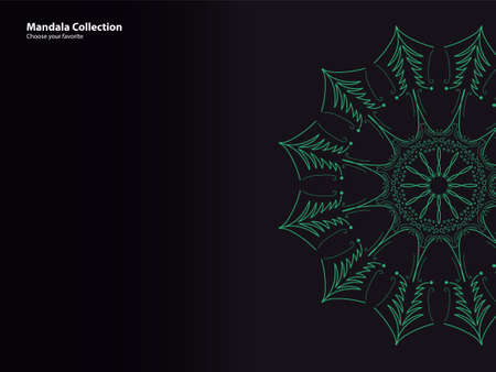 mandala pattern vintage ethnic tribal template style element wallpaper background motif circle art texture print traditional elegant rpund ornament drawing decoration gold meditation flower asianのイラスト素材
