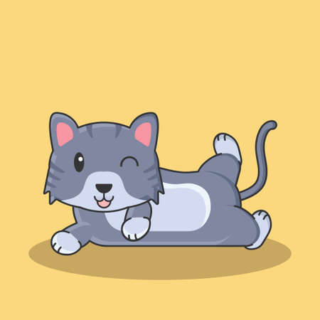 pet cat collection wallpaper zoo cartoon meow vector animal kitten background character kitty pawのイラスト素材