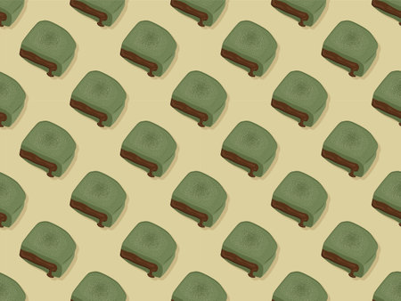 milk bun vector thailand bread illustration japanese homemade sweet bake cake bun bakery indonesiaのイラスト素材