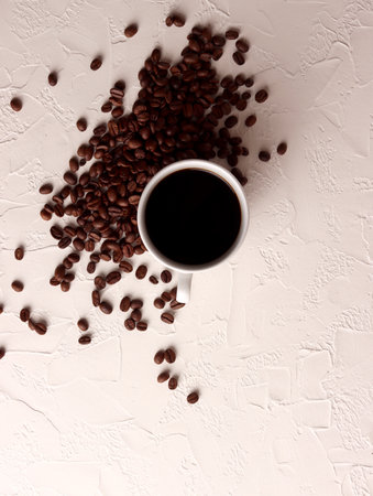 coffee beans espresso aroma caffeine cafe roast cappucino beverage barista service ingredient latteの写真素材