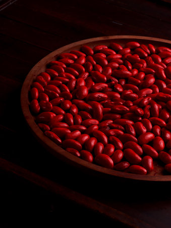 red beans seed adzuki diet japan herbal asia health protein traditional plant ingredients grains rawの写真素材
