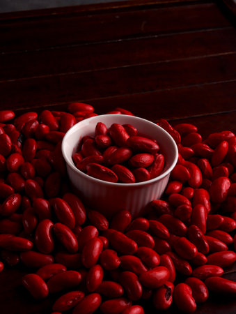 red beans seed adzuki diet japan herbal asia health protein traditional plant ingredients grains raw