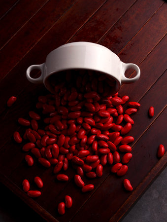 red beans seed adzuki diet japan herbal asia health protein traditional plant ingredients grains rawの写真素材