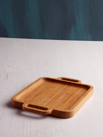 wood plate cook food table kitchen empty style object space restaurant vintage restaurant brown topの写真素材