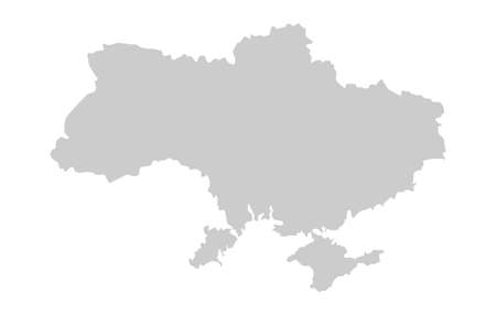 Vector set of maps of Ukraineのイラスト素材