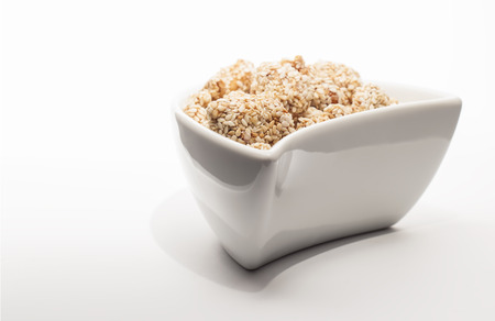 Sesame in white bowlの写真素材