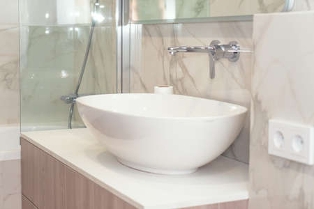 Renovation in the apartment on a stylish design projectの写真素材