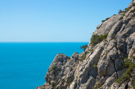 Rock near the Black Seaの写真素材