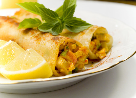 Cannellioni with Crab