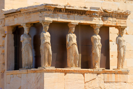 The Doric temple Parthenon at Acropolis hill. Athens, Greece.の写真素材