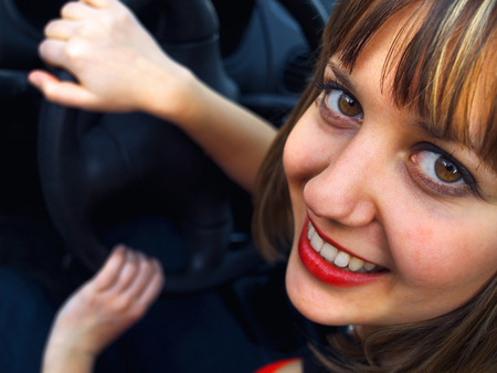 Beautiful driverの写真素材