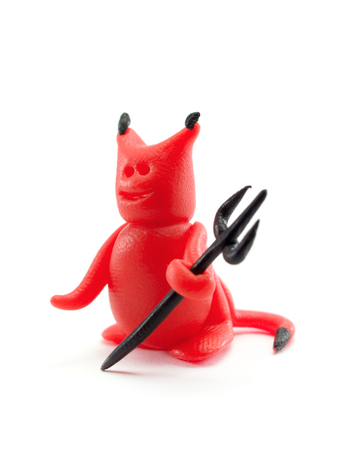 Clay devilの写真素材