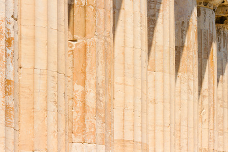The Doric temple Parthenon at Acropolis hill. Athens, Greece.の写真素材