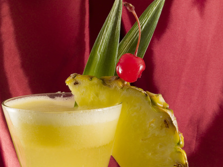 Ingredients:2 oz rum3-4 oz crushed pineappleCrushed IceEverything is blended togather