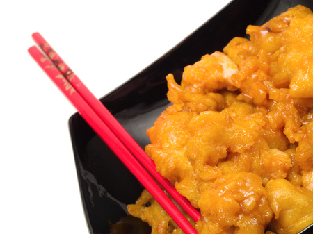 Chinese Sweet and Sour Chickenの写真素材