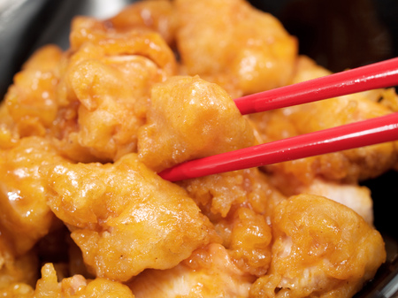 Sweet and Sour Chickenの写真素材