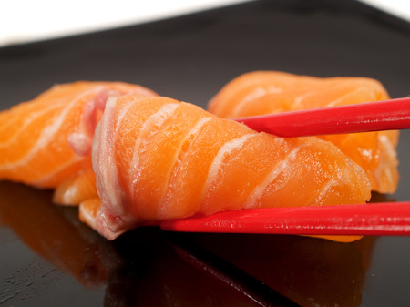 Salmon Sushiの写真素材