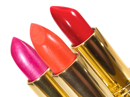 Lipsticks close-upの写真素材