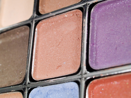 Eyeshadow close-upの写真素材