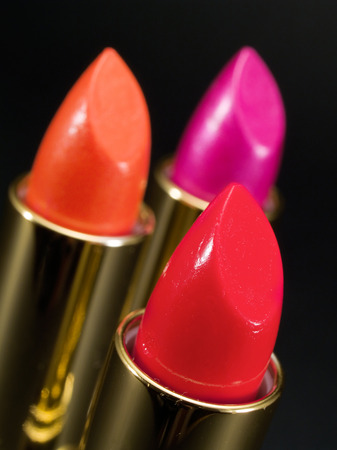 Lipsticks close-upの写真素材