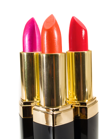 Lipsticks close-upの写真素材