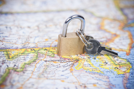 Washington lockedの写真素材