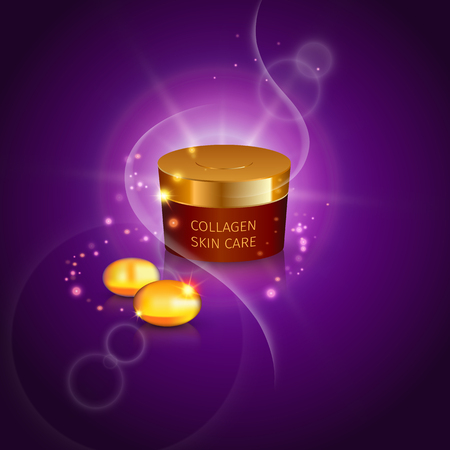 Cosmetic And Beauty Templateのイラスト素材