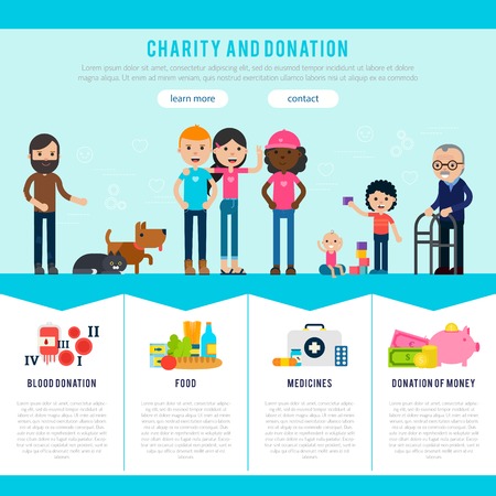 Landing Page Templateのイラスト素材
