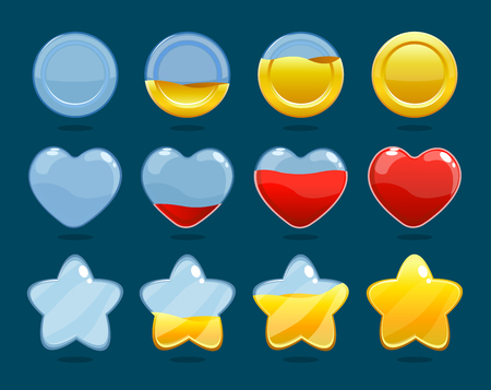 Game Rating Icons Setのイラスト素材