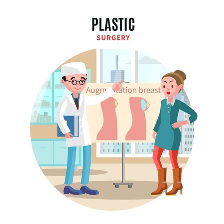 Colorful Plastic Surgery Templateのイラスト素材