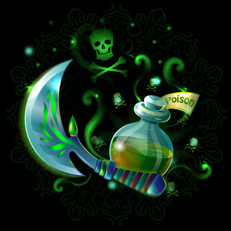 Cartoon Game Weapon Templateのイラスト素材