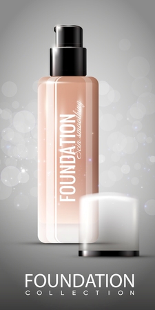 Realistic Skincare Advertising Templateのイラスト素材