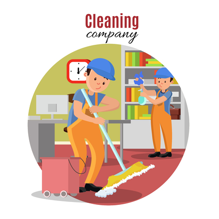 Cleaning Company Templateのイラスト素材