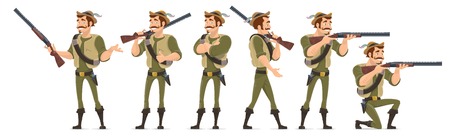 Smiling Hunter Characters Collection