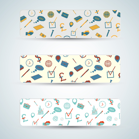 Business Vector Banners.のイラスト素材