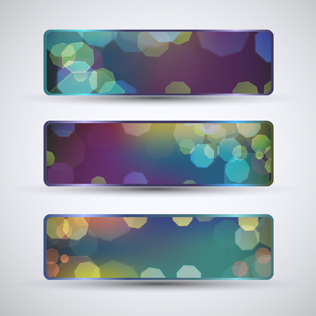 Abstract Banners Setのイラスト素材