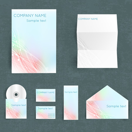 Corporate Identity Setのイラスト素材