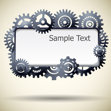 Industrial Realistic Frameのイラスト素材