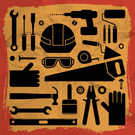 Industrial Equipment Backgroundのイラスト素材